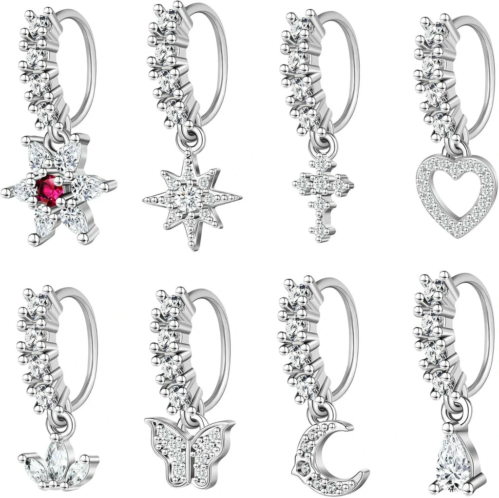 Nose Rings Hoop Septum Nose Piercing Jewelry Cartilage Earring