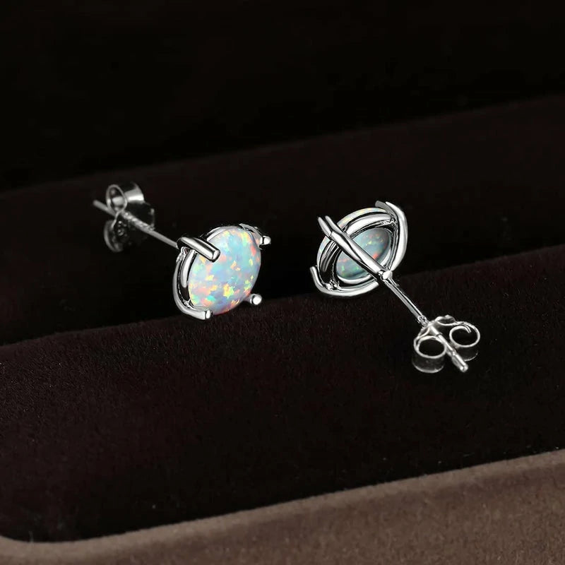 Hypoallergenic 925 Sterling Silver Post Stud Earrings Sets for Multiple Piercing Jewelry Gift