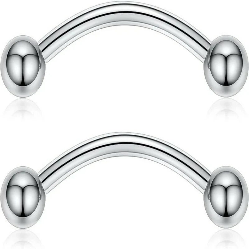 G23 Titanium Nipple Barbell Nipple Rings Nipple Bars Straight Bar Body Jewelry Barbell Eyebrow