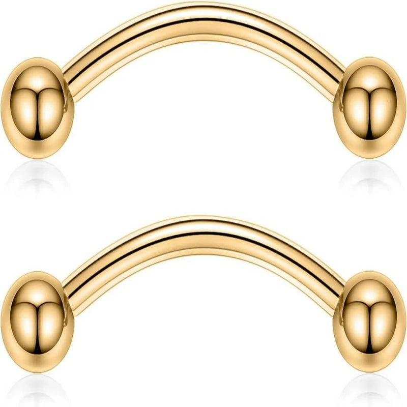 G23 Titanium Nipple Barbell Nipple Rings Nipple Bars Straight Bar Body Jewelry Barbell Eyebrow