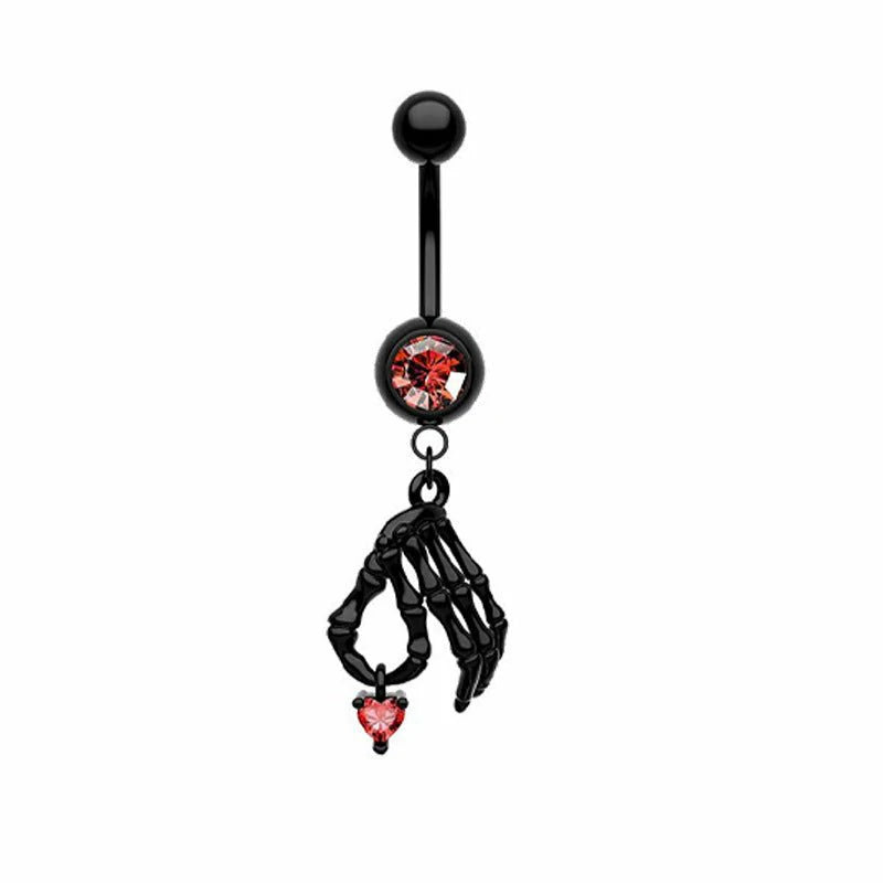 Halloween Bat spider Jewelry Spooky Eyebrow Rings Piercing Jewelry-8mm