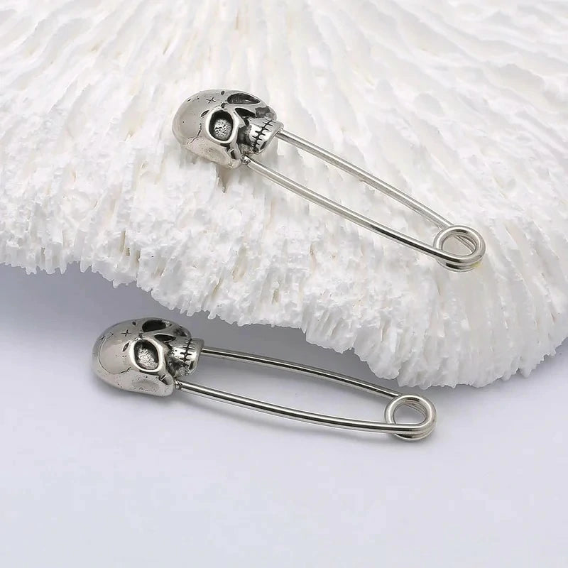 Nipple Piercing Jewelry Skull Shape Pin Shape 316L Stainless Steel