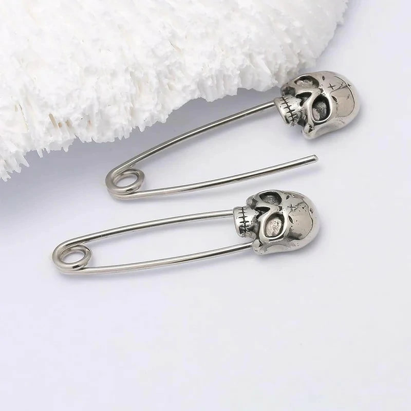 Nipple Piercing Jewelry Skull Shape Pin Shape 316L Stainless Steel