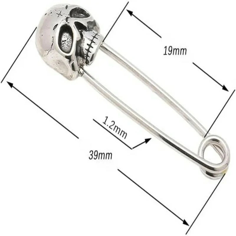 Nipple Piercing Jewelry Skull Shape Pin Shape 316L Stainless Steel