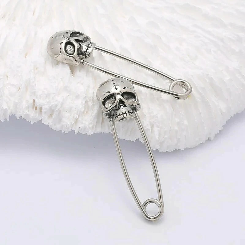 Nipple Piercing Jewelry Skull Shape Pin Shape 316L Stainless Steel