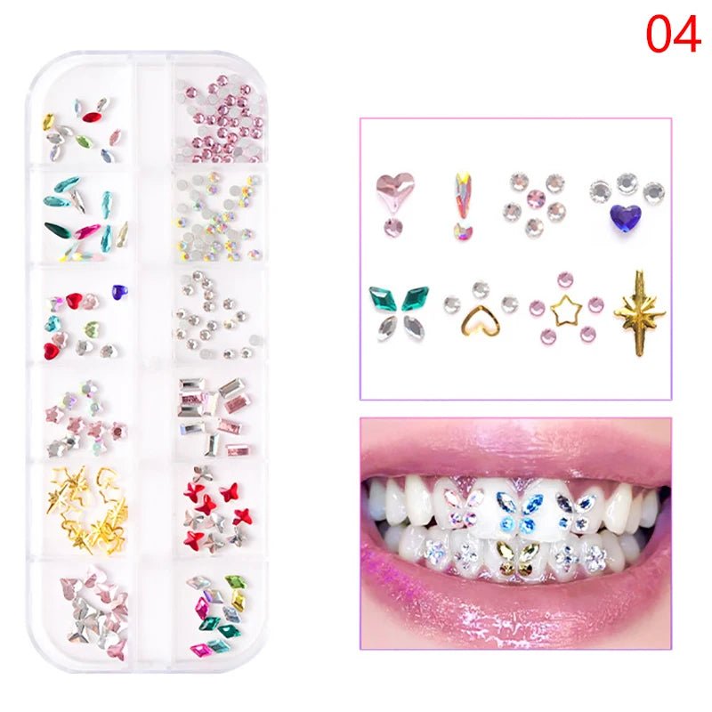 Professional DIY dental gemstone kit with premium dental gemstone supplies and elegant dental gemstone gold to create a dazzling smile - QIAO CrystalQIAO CrystalQIAO Crystal