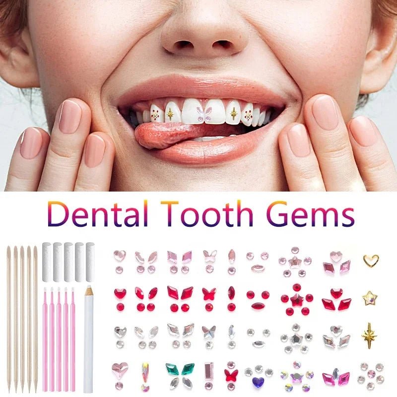 Professional DIY dental gemstone kit with premium dental gemstone supplies and elegant dental gemstone gold to create a dazzling smile - QIAO CrystalQIAO CrystalQIAO Crystal
