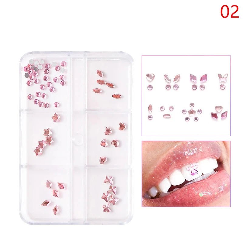 Shine Our Ultimate DIY Tooth Gem Kit Gold Tooth Gems to Enhance Your Smile Fashion Body Jewelry - QIAO CrystalQIAO CrystalQIAO Crystal