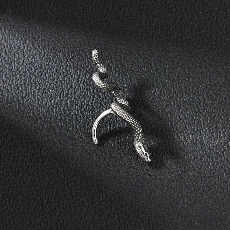 Belly Ring Dangling Piercing Jewelry CZ Snake lizard Skull Spider bat Halloween Party Punk Rock