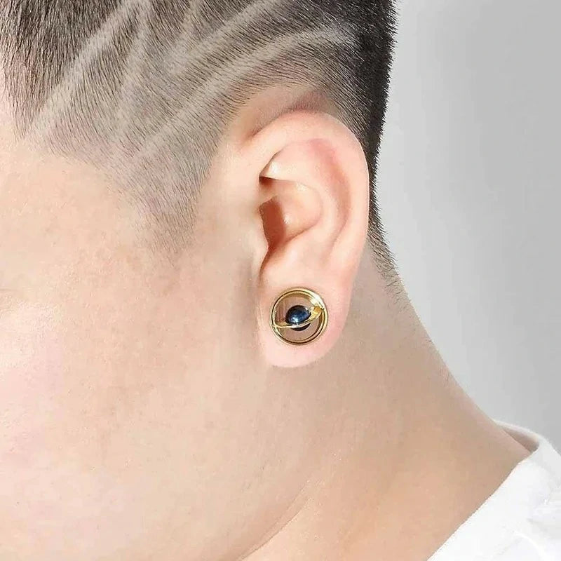 Surgical Steel Cool Planet Tunnels and Plugs Piercing Elegante Stretchers Earrings