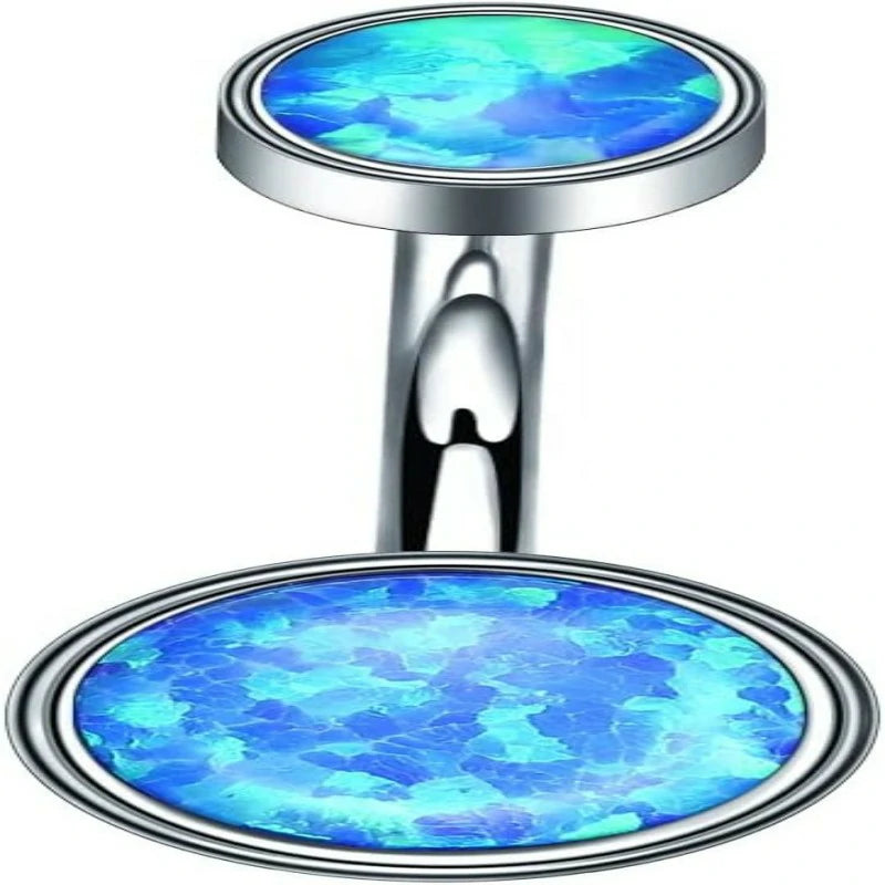 Belly Button Rings Cubic Zircon Opal Hypoallergenic Threaded 14G Diamond Navel
