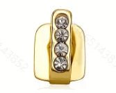 tooth gap set, zircon hip - hop tooth cap, heart - shaped hollow, removable buckle tooth decoration, dental jewelry. - QIAO CrystalQIAO CrystalQIAO Crystal
