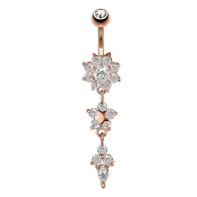 womens-crystal-ring-body-dangle-barbell-bar-belly-button-ring-rose-gold-2